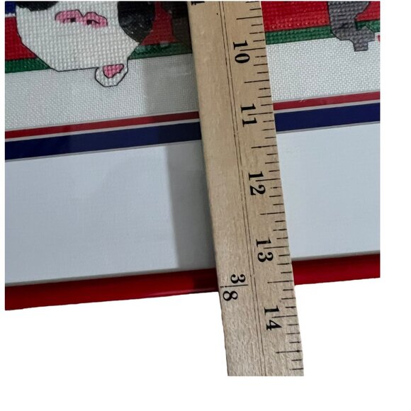 Handmade Sandra Boynton Animal Cross Stitch Professionally Framed - Picture 7 of 9